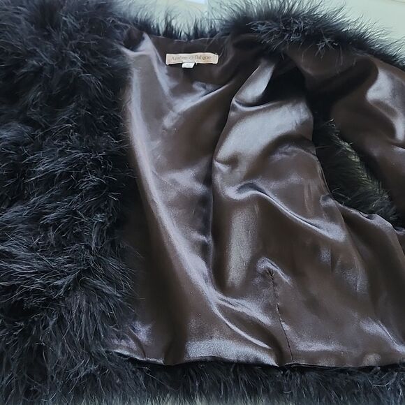 Ambre Babzoe Genuine Turkey  Down Jeweled Vest - Picture 12 of 13